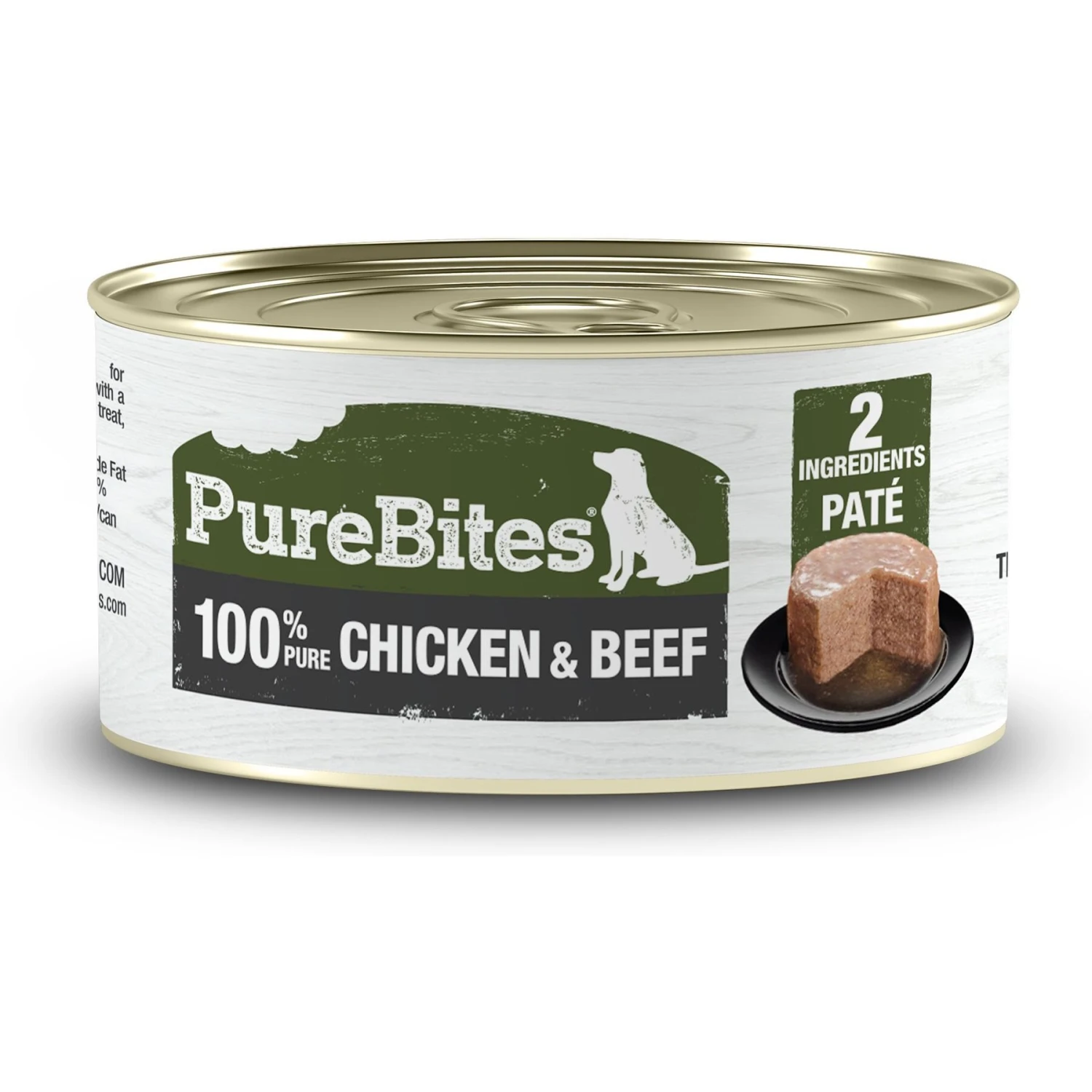 PureBites 100% Pure Chicken & Beef Paté Dog Food Toppings, 2.5-oz Can, 12 Count 3 PureBites 100% Pure Chicken & Beef Paté Dog Food Toppings, 2.5-oz Can, 12 Count