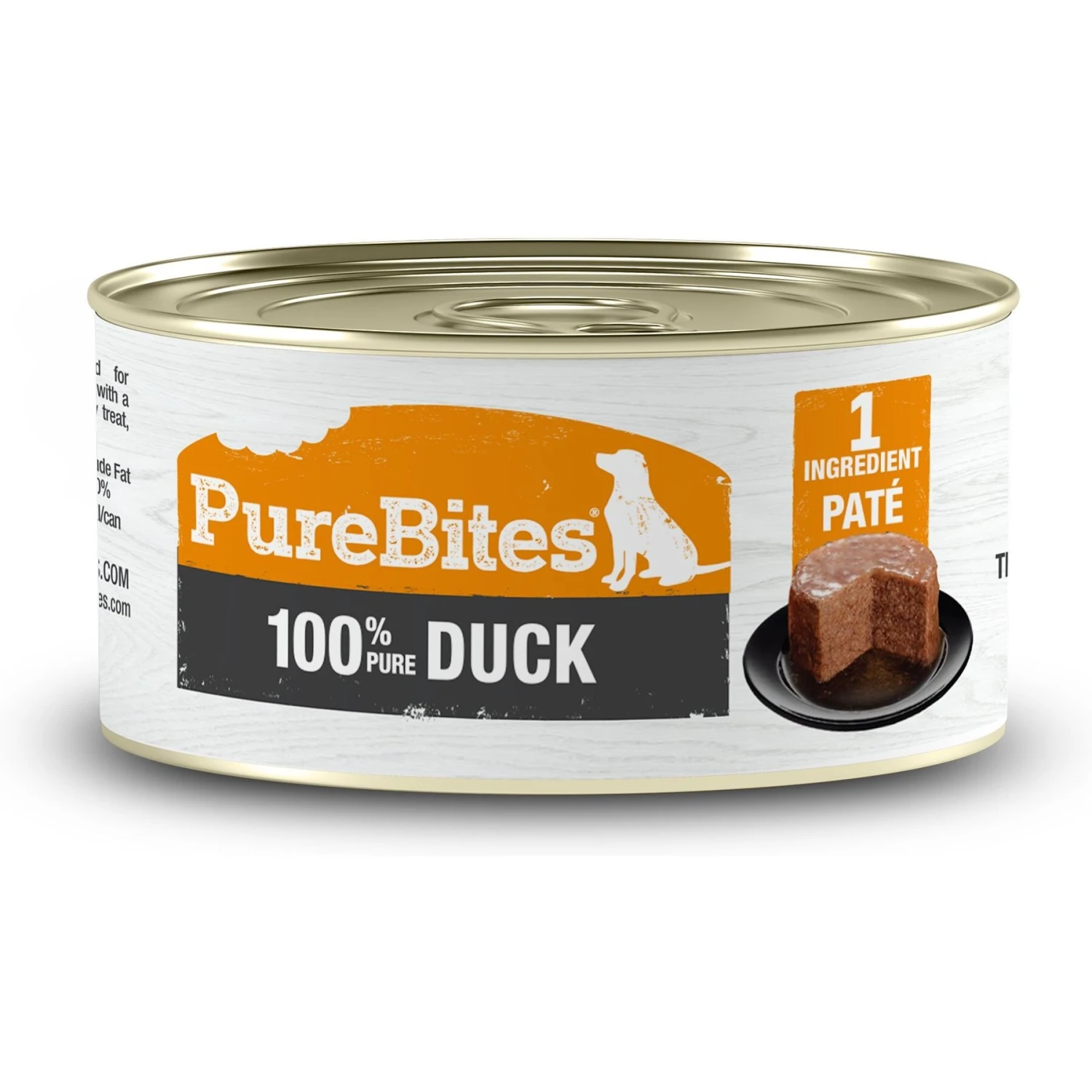 PureBites 100% Pure Duck Paté Dog Food Toppings, 2.5-oz Can, 12 Count 3 PureBites 100% Pure Duck Paté Dog Food Toppings, 2.5-oz Can, 12 Count