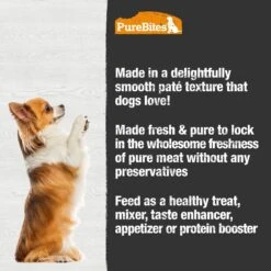 PureBites 100% Pure Duck Paté Dog Food Toppings, 2.5-oz Can, 12 Count 12 PureBites 100% Pure Duck Paté Dog Food Toppings, 2.5-oz Can, 12 Count -Snuggle Paws 356476 PT3. AC SS1800 V1677859903