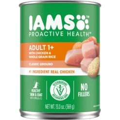 Iams ProActive Health Classic Ground With Chicken & Whole Grain Rice Adult Wet Dog Food & Iams ProActive Health Classic Ground With Lamb & Whole Grain Rice Adult Wet Dog Food -Snuggle Paws 356839 PT5. AC SS1800 V1658720001