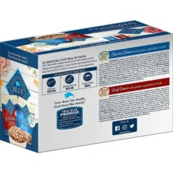Blue Buffalo Delectables Chicken & Beef Dinner Variety Pack Grain-Free Wet Dog Food Topper, 3-oz Pouches, Case Of 12 & Blue Buffalo Wilderness Trail Toppers Wild Cuts Variety Pack Chunky Chicken & Beef Bites In Gravy Grain-Free Dog Food Topper, 3-oz, Pouch Of 12 -Snuggle Paws 356845 PT2. AC SS1800 V1640896922