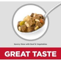 Hill's Science Diet Adult 7+ Small & Mini Savory Chicken & Vegetable Stew Dog Food Trays & Hill's Science Diet Adult Small Mini Savory Stew Beef & Vegetable Wet Dog Food Trays 15 Hill's Science Diet Adult 7+ Small & Mini Savory Chicken & Vegetable Stew Dog Food Trays & Hill's Science Diet Adult Small Mini Savory Stew Beef & Vegetable Wet Dog Food Trays -Snuggle Paws 356850 PT4. AC SS1800 V1692826317