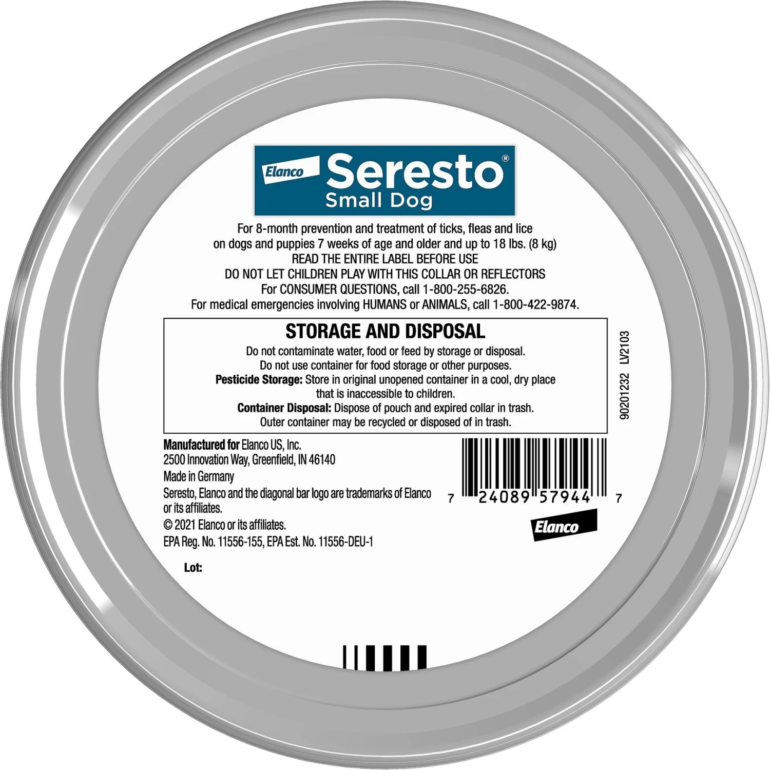 Seresto Flea & Tick Collar For Dogs, Up To 18 Lbs & Advantage Yard & Premise Spray 5 Seresto Flea & Tick Collar For Dogs, Up To 18 Lbs & Advantage Yard & Premise Spray - Image 3