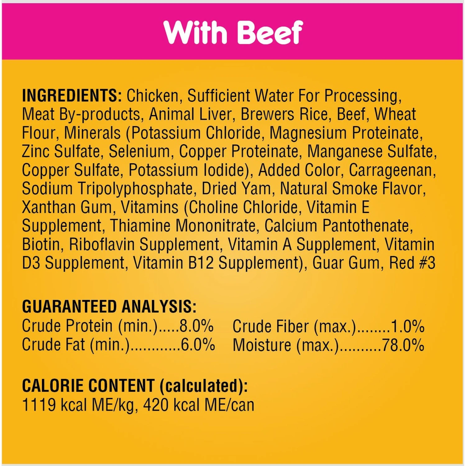Pedigree Chopped Ground Dinner With Chicken & Beef Adult Canned Wet Dog Food Variety Pack 8 Pedigree Chopped Ground Dinner With Chicken & Beef Adult Canned Wet Dog Food Variety Pack - Image 6