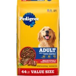 Pedigree Complete Nutrition Grilled Steak & Vegetable Flavor Dog Kibble Adult Dry Dog Food
