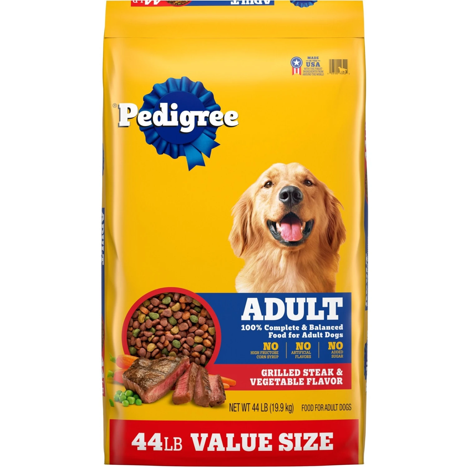Pedigree Complete Nutrition Grilled Steak & Vegetable Flavor Dog Kibble Adult Dry Dog Food 3 Pedigree Complete Nutrition Grilled Steak & Vegetable Flavor Dog Kibble Adult Dry Dog Food