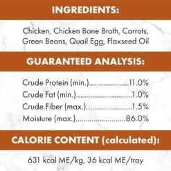 Nutro So Simple Meal Complement Chicken Recipe In Bone Broth Grain-Free Adult Wet Dog Food Topper 16 Nutro So Simple Meal Complement Chicken Recipe In Bone Broth Grain-Free Adult Wet Dog Food Topper -Snuggle Paws 363764 PT5. AC SS1800 V1702666769