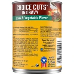 Pedigree Choice Cuts In Gravy Steak & Vegetable Flavor Adult Canned Wet Dog Food & Pedigree Choice Cuts In Gravy Country Stew Adult Canned Wet Dog Food 13 Pedigree Choice Cuts In Gravy Steak & Vegetable Flavor Adult Canned Wet Dog Food & Pedigree Choice Cuts In Gravy Country Stew Adult Canned Wet Dog Food -Snuggle Paws 367547 PT2. AC SS1800 V1645742826