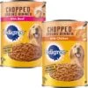 Pedigree Chopped Ground Dinner With Beef Adult Canned Wet Dog Food & Pedigree Chopped Ground Dinner With Chicken Adult Canned Wet Dog Food