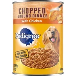 Pedigree Chopped Ground Dinner With Beef Adult Canned Wet Dog Food & Pedigree Chopped Ground Dinner With Chicken Adult Canned Wet Dog Food -Snuggle Paws 367549 PT5. AC SS1800 V1645744612