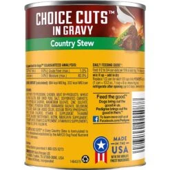Pedigree Choice Cuts In Gravy With Beef Adult Canned Dog Food & Pedigree Choice Cuts In Gravy Beef & Country Stew Adult Canned Wet Dog Food Variety Pack -Snuggle Paws 367568 PT6. AC SS1800 V1645743385