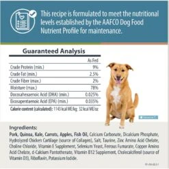 JustFoodForDogs Joint & Skin Support Recipe Frozen Human-Grade Fresh Dog Food -Snuggle Paws 368117 PT6. AC SS1800 V1675356896