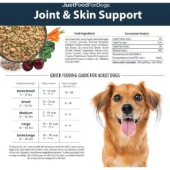 JustFoodForDogs Joint & Skin Support Recipe Frozen Human-Grade Fresh Dog Food -Snuggle Paws 368117 PT7. AC SS1800 V1675356891