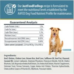 JustFoodForDogs Veterinary Diet Critical Care Support Frozen Human-Grade Fresh Dog Food -Snuggle Paws 368122 PT6. AC SS1800 V1675356341