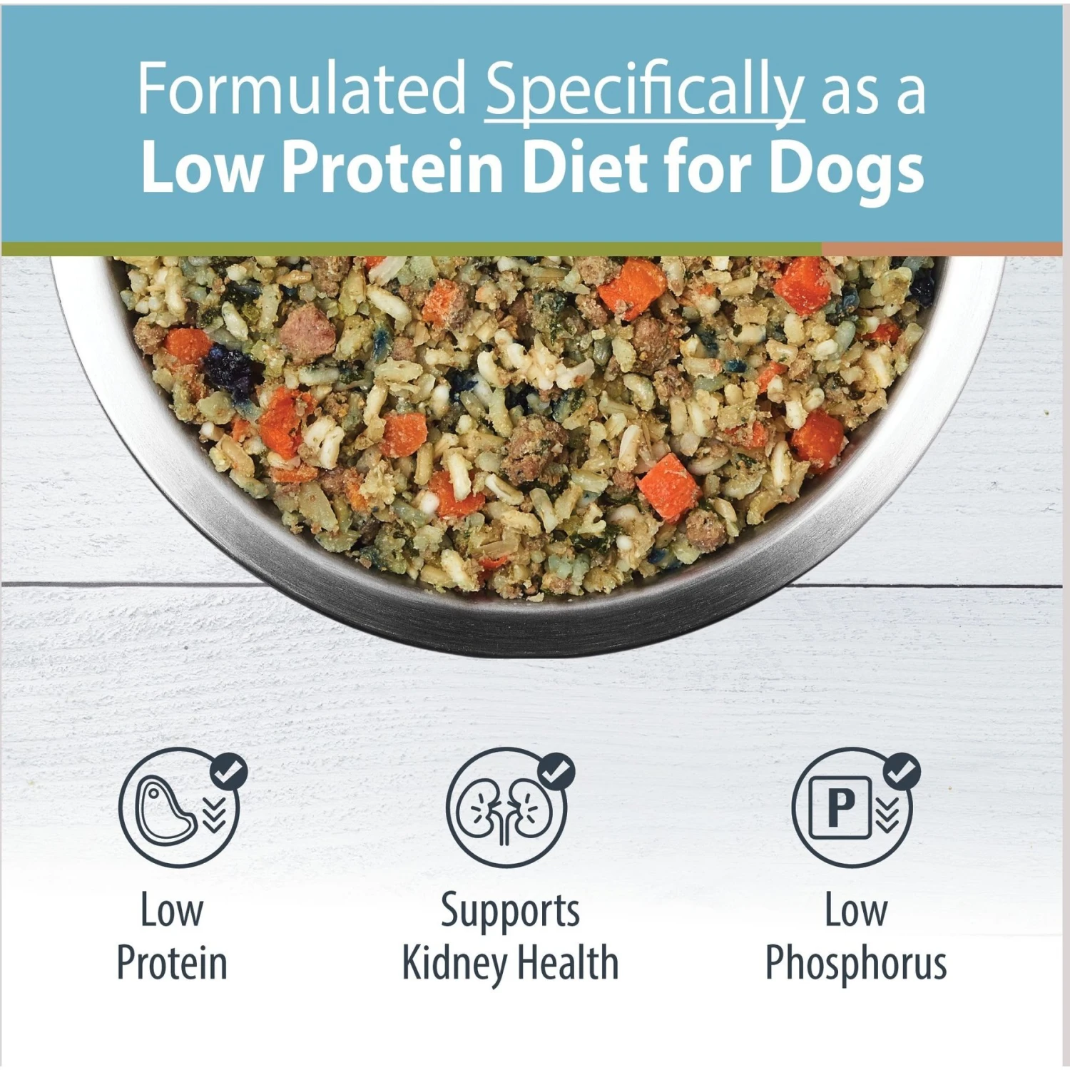JustFoodForDogs Veterinary Diet PantryFresh Renal Support Low Protein Shelf-Stable Fresh Dog Food, 12.5-oz Pouch, Case Of 12 6 JustFoodForDogs Veterinary Diet PantryFresh Renal Support Low Protein Shelf-Stable Fresh Dog Food, 12.5-oz Pouch, Case Of 12 - Image 4