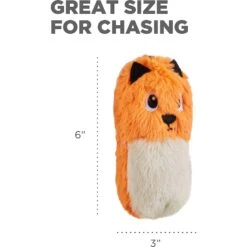 Outward Hound Fox Tail Teaser Wand Dog Toy Replacement Lure -Snuggle Paws 368180 PT3. AC SS1800 V1644527891