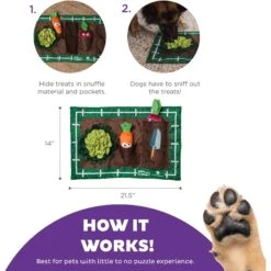 Outward Hound Activity Matz Garden Game Puzzle Plush Dog Toy 11 Outward Hound Activity Matz Garden Game Puzzle Plush Dog Toy -Snuggle Paws 368204 PT2. AC SS1800 V1694439681