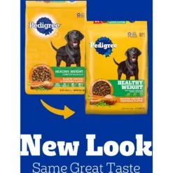 Pedigree Healthy Weight Roasted Chicken & Vegetable Flavor Adult Dry Dog Food -Snuggle Paws 368356 PT2. AC SS1800 V1665174140