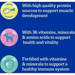 Pedigree Puppy Growth & Protection Chicken & Vegetable Flavor Dry Dog Food 18 Pedigree Puppy Growth & Protection Chicken & Vegetable Flavor Dry Dog Food -Snuggle Paws 368360 PT7. AC SS1800 V1668027395