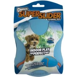 Chuckit! Indoor Super Slider Dog Toy, Blue