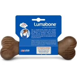 Lumabone Bulkster Bacon Flavor Dog Toy -Snuggle Paws 370197 PT3. AC SS1800 V1646759526