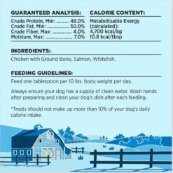 BIXBI Liberty Freeze Chicken & Salmon Recipe Dried Topper & Dog Treat, 4.5-oz Bag -Snuggle Paws 370317 PT7. AC SS1800 V1698949050