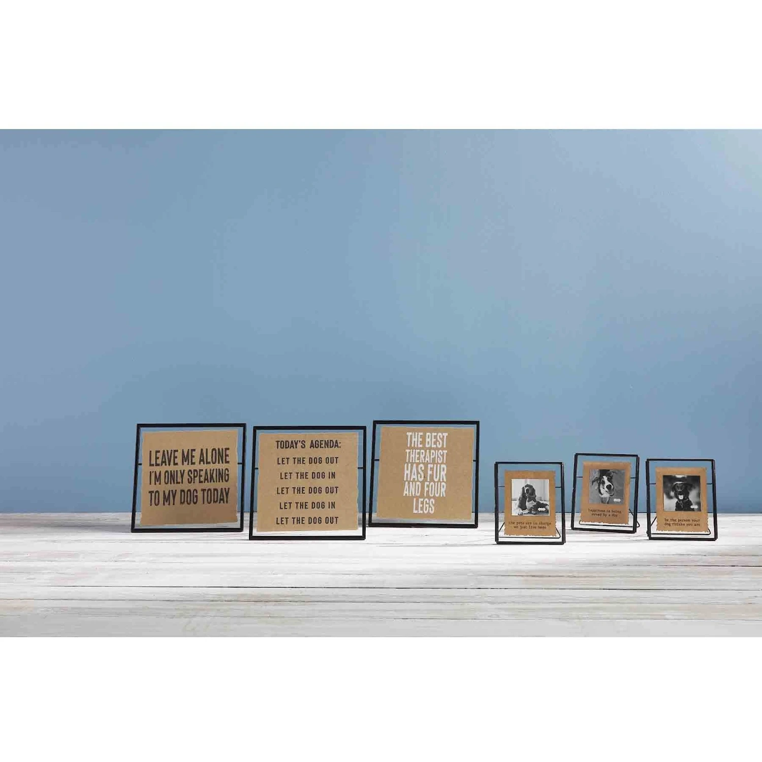 Mud Pie The Pets Are In Charge We Just Live Here Glass Pet Frame 4 Mud Pie The Pets Are In Charge We Just Live Here Glass Pet Frame - Image 2