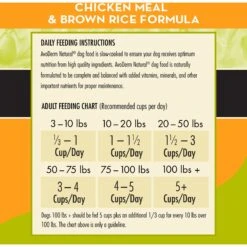 AvoDerm Original Chicken Meal & Brown Rice Recipe Adult Dry Dog Food -Snuggle Paws 46710 PT6. AC SS1800 V1589994714