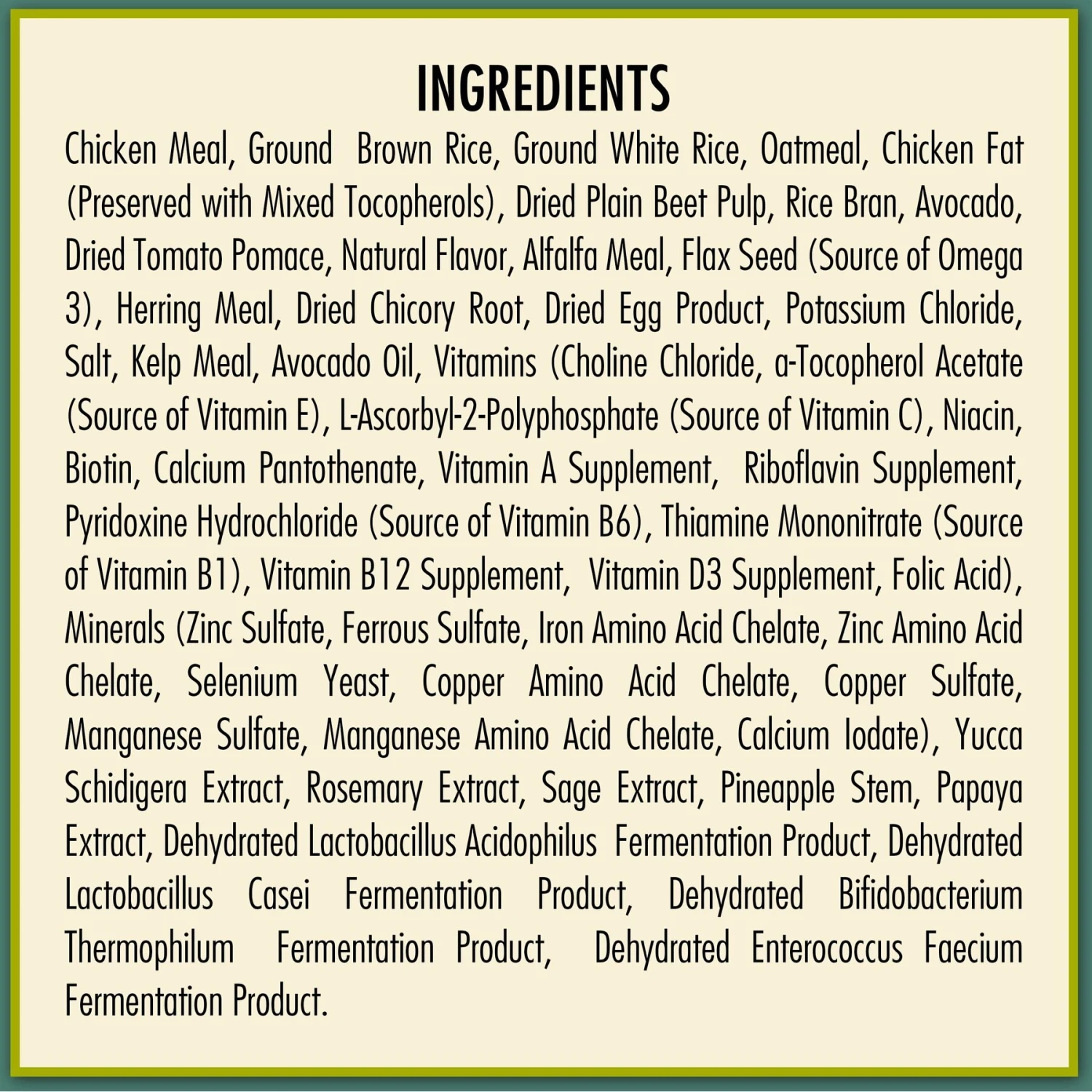 AvoDerm Chicken Meal & Brown Rice Recipe Small Breed Adult Dry Dog Food 7 AvoDerm Chicken Meal & Brown Rice Recipe Small Breed Adult Dry Dog Food - Image 5