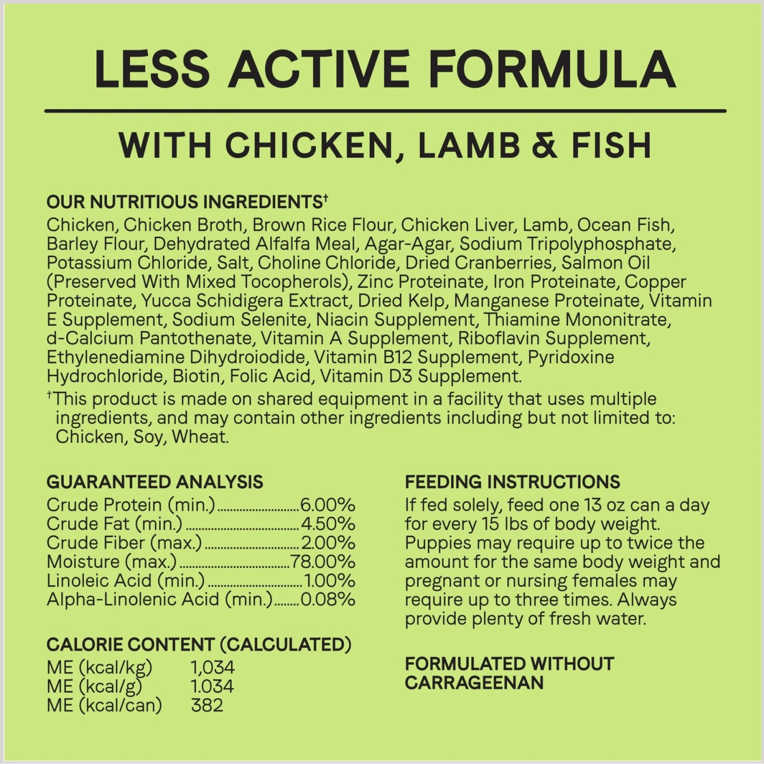 CANIDAE All Life Stages Less Active Chicken, Lamb & Fish Formula Canned Dog Food 9 CANIDAE All Life Stages Less Active Chicken, Lamb & Fish Formula Canned Dog Food - Image 7