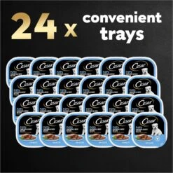 Cesar Puppy Classic Loaf In Sauce Chicken & Beef Recipe Grain-Free Small Breed Wet Dog Food Trays 19 Cesar Puppy Classic Loaf In Sauce Chicken & Beef Recipe Grain-Free Small Breed Wet Dog Food Trays -Snuggle Paws 47090 PT8. AC SS1800 V1695674516