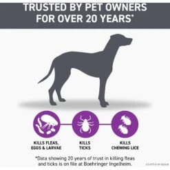 Frontline Plus Flea & Tick Spot Treatment For Large Dogs, 45-88 Lbs -Snuggle Paws 47489 PT2. AC SS1800 V1700247330