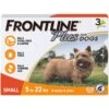 Frontline Plus Flea & Tick Spot Treatment For Small Dogs, 5-22 Lbs 2 Frontline Plus Flea & Tick Spot Treatment For Small Dogs, 5-22 Lbs -Snuggle Paws 47491 MAIN. AC SS1800 V1700247568