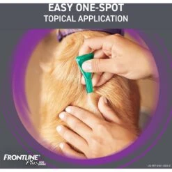 Frontline Plus Flea & Tick Spot Treatment For Small Dogs, 5-22 Lbs -Snuggle Paws 47491 PT5. AC SS1800 V1700247565