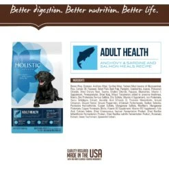 Holistic Select Adult Health Anchovy, Sardine & Salmon Meals Recipe Dry Dog Food -Snuggle Paws 47657 PT3. AC SS1800 V1510775595