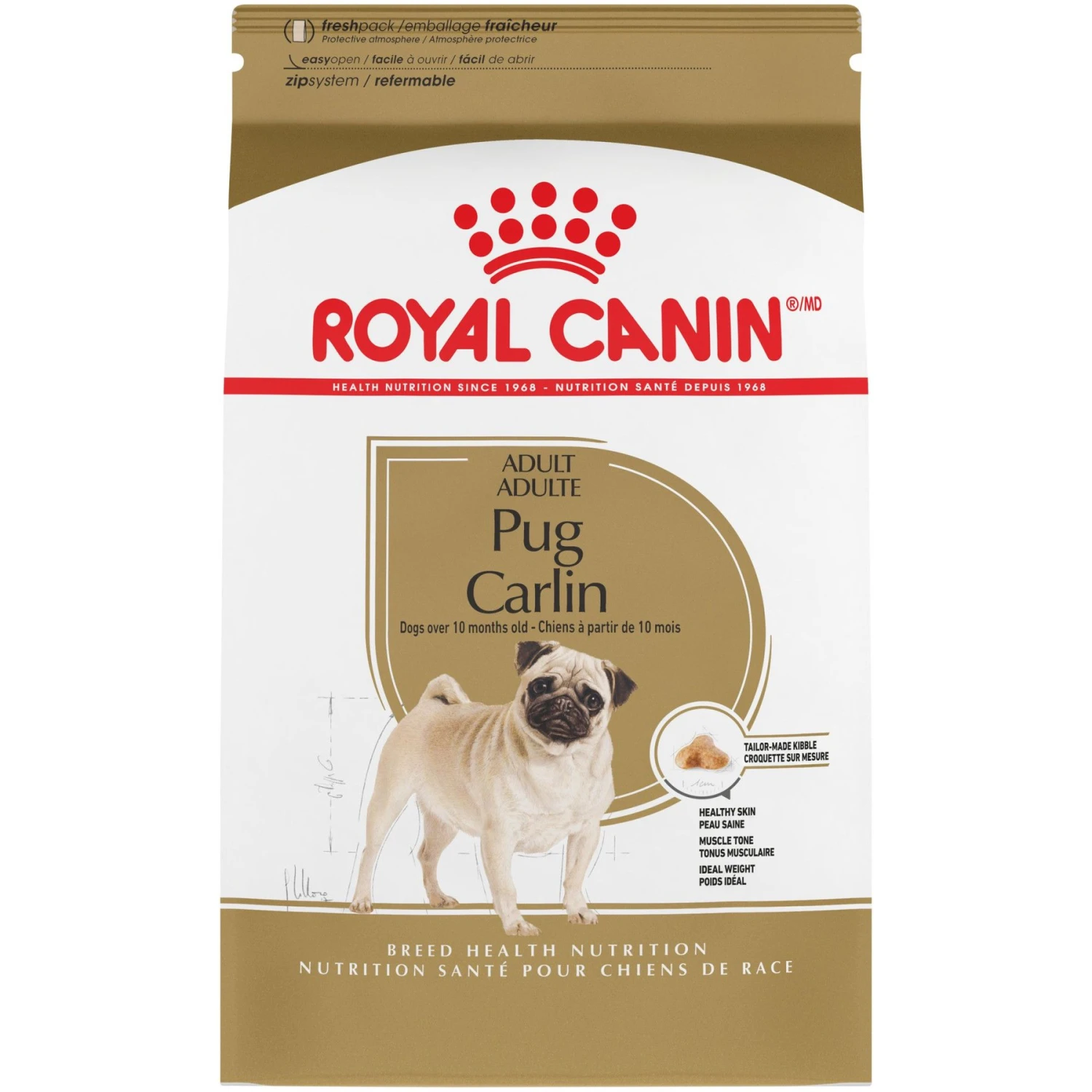 Royal Canin Breed Health Nutrition Pug Adult Dry Dog Food 3 Royal Canin Breed Health Nutrition Pug Adult Dry Dog Food