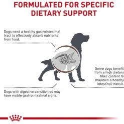 Royal Canin Veterinary Diet Adult Gastrointestinal High Fiber Dry Dog Food -Snuggle Paws 48746 PT4. AC SS1800 V1691702784