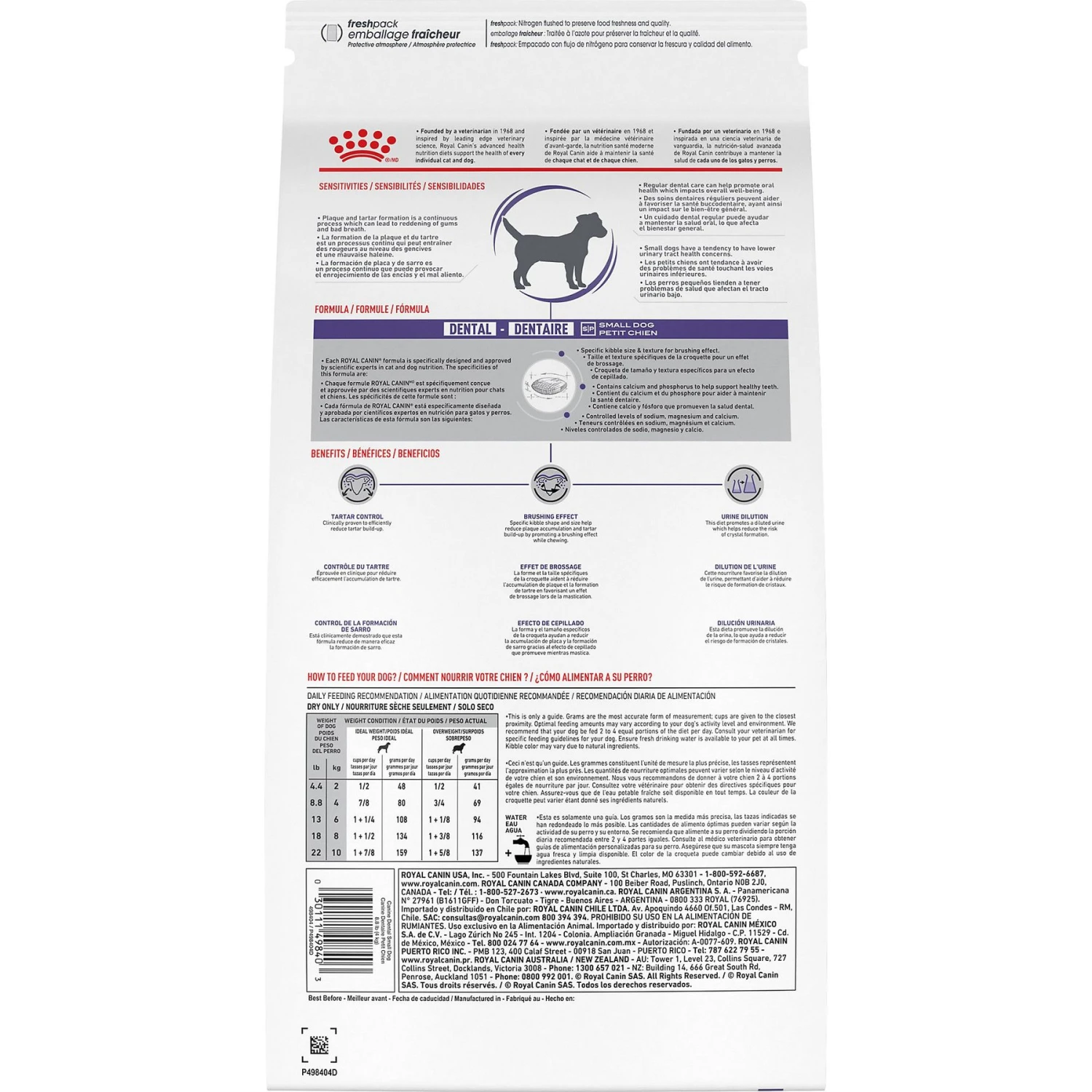 Royal Canin Veterinary Diet Adult Dental Small Breed Dry Dog Food 4 Royal Canin Veterinary Diet Adult Dental Small Breed Dry Dog Food - Image 2