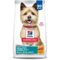 Hill's Science Diet Adult Healthy Mobility Small Bites Chicken Meal, Brown Rice & Barley Recipe Dry Dog Food