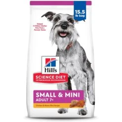 Hill's Science Diet Adult 7+ Small & Mini Chicken Meal, Barley & Brown Rice Recipe Dry Dog Food