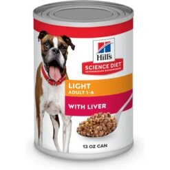 Hill's Science Diet Adult Light With Liver Canned Dog Food