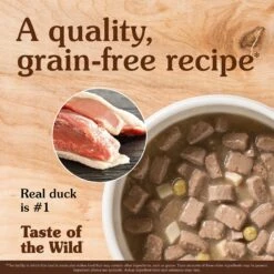 Taste Of The Wild Wetlands Grain-Free Fowl In Gravy Canned Dog Food -Snuggle Paws 49076 PT2. AC SS1800 V1658191363
