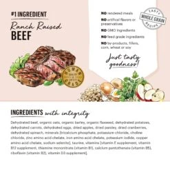The Honest Kitchen Whole Grain Beef Recipe Dehydrated Dog Food -Snuggle Paws 49095 PT2. AC SS1800 V1659908240