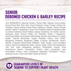 Wellness Complete Health Senior Deboned Chicken & Barley Recipe Dry Dog Food -Snuggle Paws 49186 PT5. AC SS1800 V1594850755