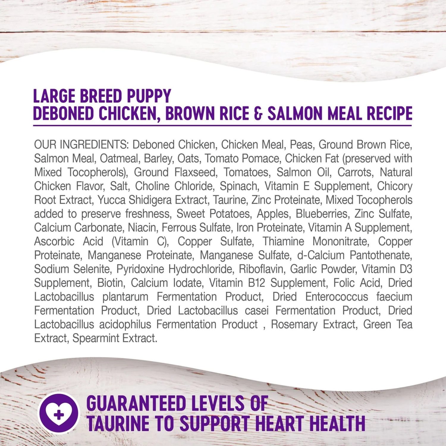 Wellness Large Breed Complete Health Puppy Deboned Chicken, Brown Rice & Salmon Meal Recipe Dry Dog Food 7 Wellness Large Breed Complete Health Puppy Deboned Chicken, Brown Rice & Salmon Meal Recipe Dry Dog Food - Image 5