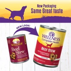 Wellness Beef Stew With Carrots & Potatoes Grain-Free Canned Dog Food -Snuggle Paws 49200 PT2. AC SS1800 V1657657680