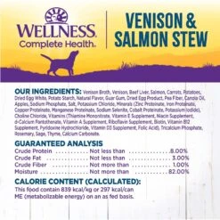 Wellness Venison & Salmon Stew With Potatoes & Carrots Canned Dog Food 16 Wellness Venison & Salmon Stew With Potatoes & Carrots Canned Dog Food -Snuggle Paws 49224 PT6. AC SS1800 V1657657682