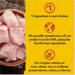 Zuke's Mini Naturals Chicken Recipe Training Dog Treats -Snuggle Paws 49395 PT7. AC SS1800 V1690486764