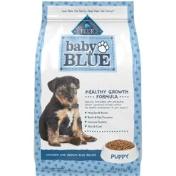 Blue Buffalo Baby Blue Healthy Growth Formula Natural Chicken & Brown Rice Recipe Puppy Dry Food & Blue Buffalo Baby Blue Natural Savory Chicken Puppy Treats, 4-oz Bag -Snuggle Paws 501858 PT5. AC SS1800 V1648510911