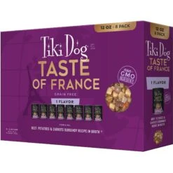 Tiki Dog Taste Of France! Grain-Free Beef & Potatoes Burgundy Chunks In Gravy Canned Dog Food, 12-oz, Case Of 8 11 Tiki Dog Taste Of France! Grain-Free Beef & Potatoes Burgundy Chunks In Gravy Canned Dog Food, 12-oz, Case Of 8 -Snuggle Paws 505290 PT1. AC SS1800 V1648579600